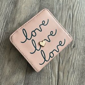 Love Pink Fossil Wallet